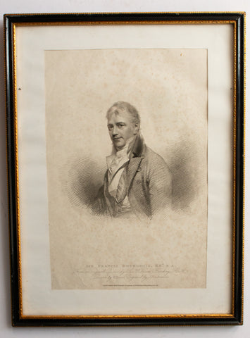 Antique Engraving 'Sir Francis Bourgeois'