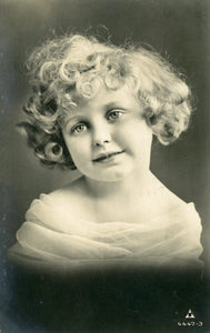 Vintage Real Photograph Postcard Little Girl