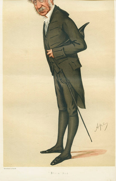 Antique Vanity Fair Print 'Black Rod', 1878