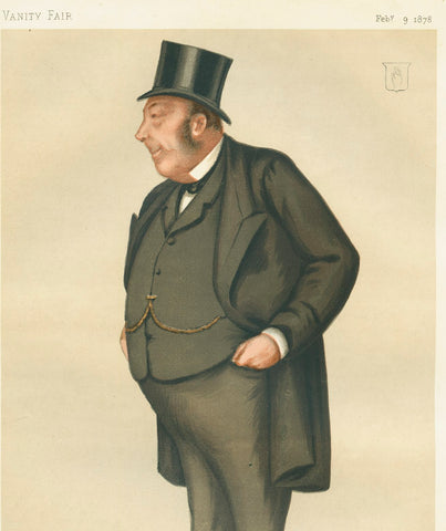 Antique Vanity Fair Print 'Attorney-General', 1878