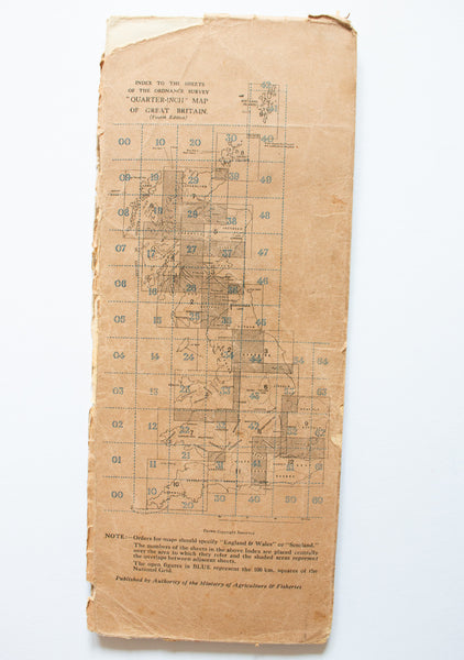 Ordnance Survey 1945 Quarter-Inch Map of Great Britain Sheet 12 England, South-East and London