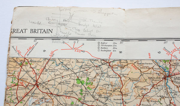 Ordnance Survey 1945 Quarter-Inch Map of Great Britain Sheet 12 England, South-East and London