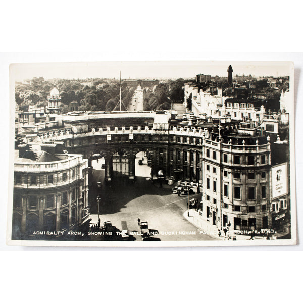 Valentine & Sons Ltd. Real Photograph Postcard 'Admiralty Arch'