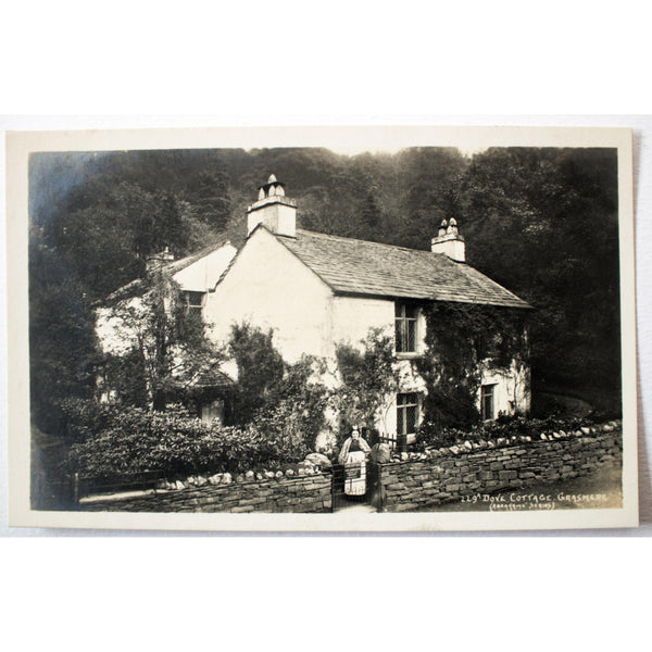 Real Photograph 'Abrahams Series' Postcard '229A Dove Cottage, Grasmere'