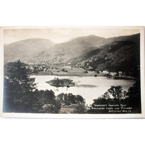 'Abraham's Series' Real Photograph Postcard 'Grasmere's Peaceful Vale'