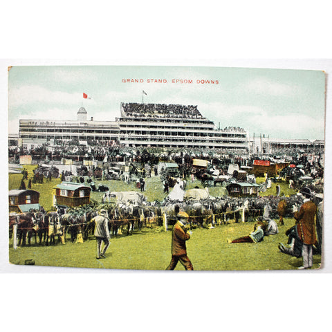 Star Series postcard 'Grand Stand, Epsom Downs'