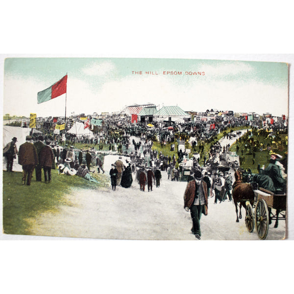 Star Series Postcard 'The Hill, Epsom Downs'