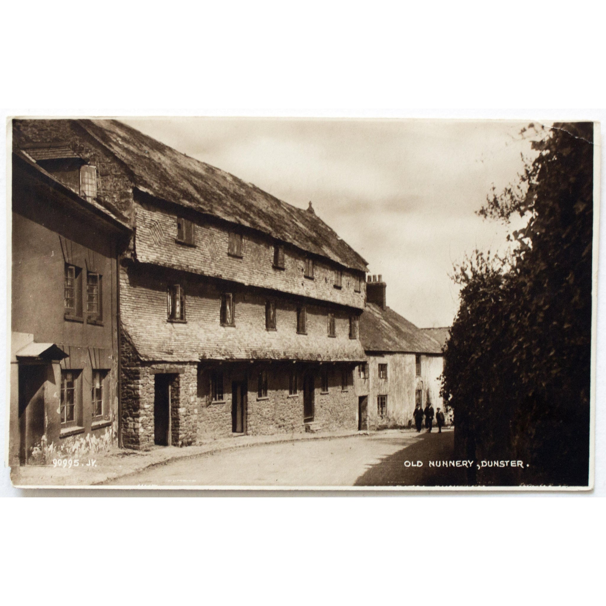 Real Photograph Sepia Postcard 'Old Nunnery, Dunster'