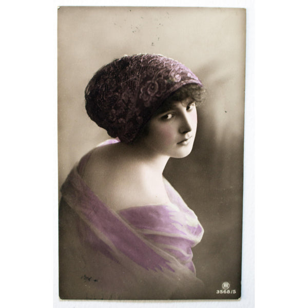 Rotophot Berlin (RPH) Real Photograph Hand Finished Glamour Portrait Postcard