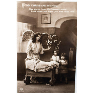 EAS Real Photograph Postcard 'Fond Christmas Wishes'