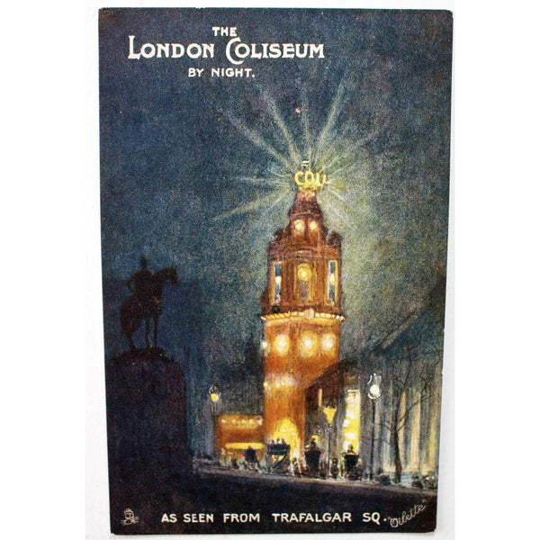 Tuck & Sons 'Oilette' Postcard 'The London Coliseum by Night'