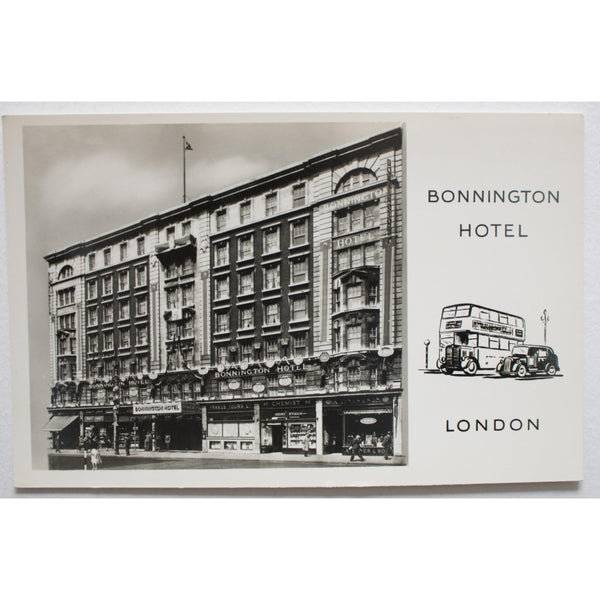 Advertising Postcard 'Bonnington Hotel, London'