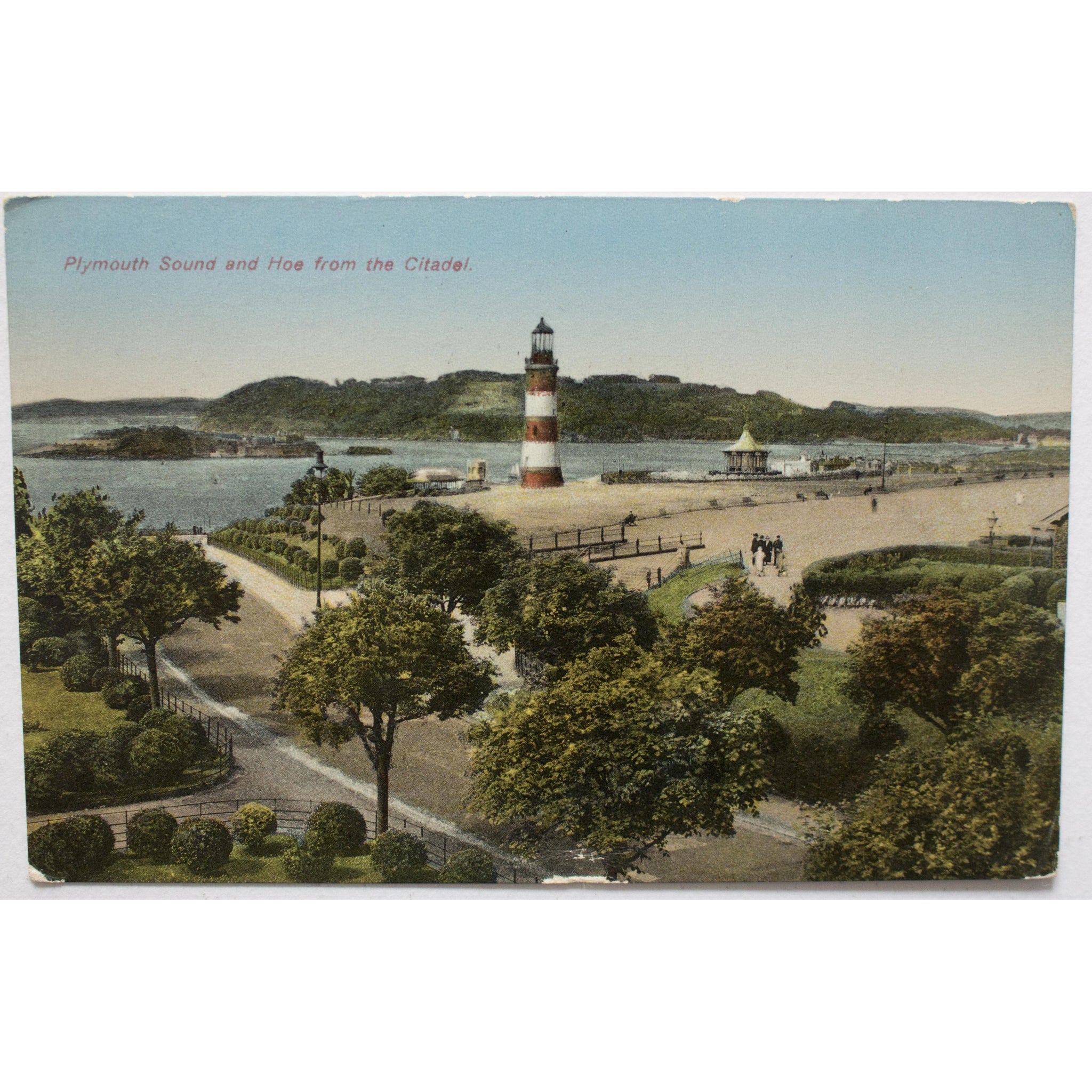 Photographic Postcard 'Plymouth Sound and Hoe from the Citadel'