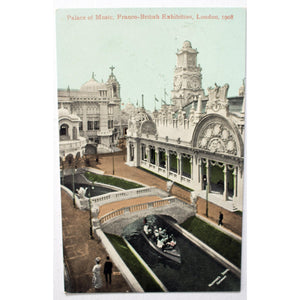 Valentine & Sons Ltd. Franco-British Exhibition 1908 Postcard 'Palace of Music'