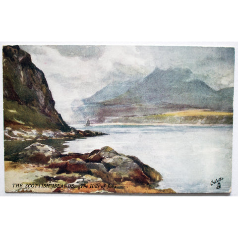 Tuck's 'Oilette' Postcard 'The Scottish Highlands, The Hills of Jura'