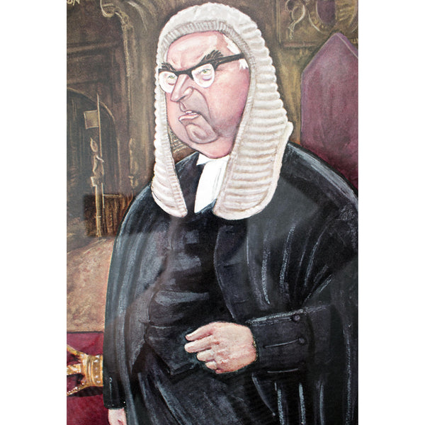 Ralph Sallon Caricature 'The Right Hon. Lord Dilhorne'