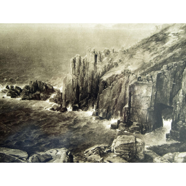 Photogravure 'The Land's End, Cornwall'