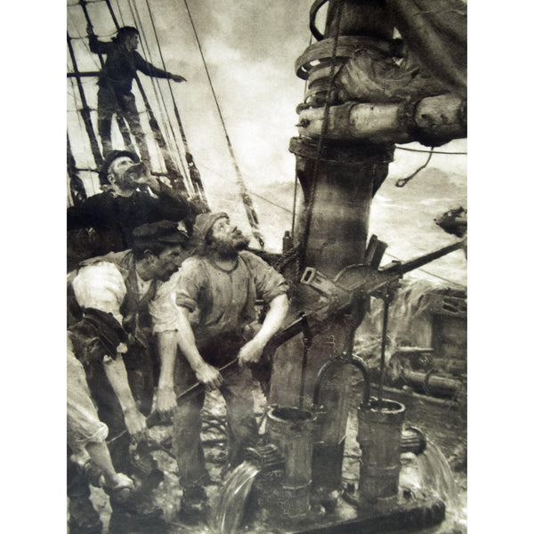 Photogravure 'All Hands to the Pumps'