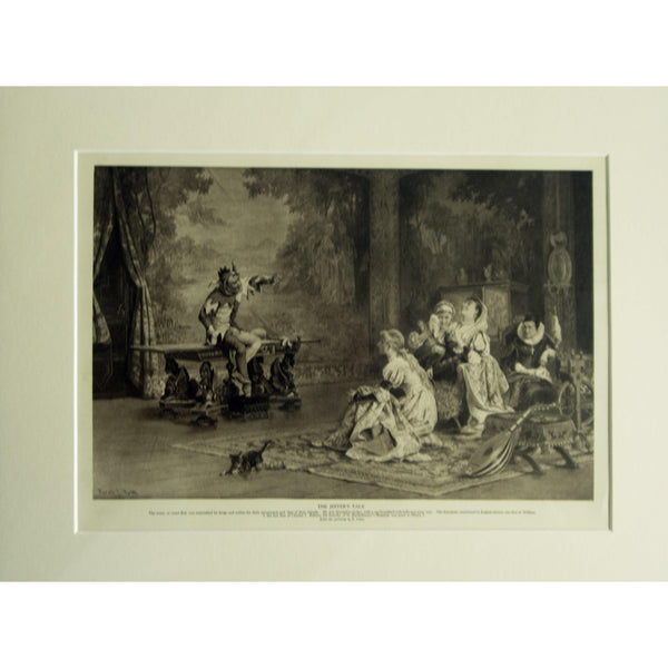 Photogravure 'The Jester's Tale'