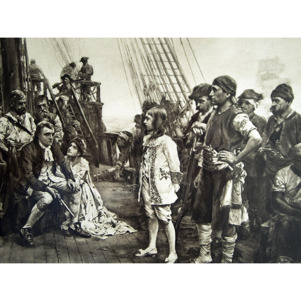 Photogravure 'The Pirate's Prize'