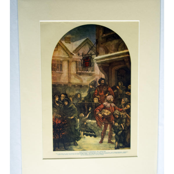 Photogravure 'Whittington Dispensing his Charities'