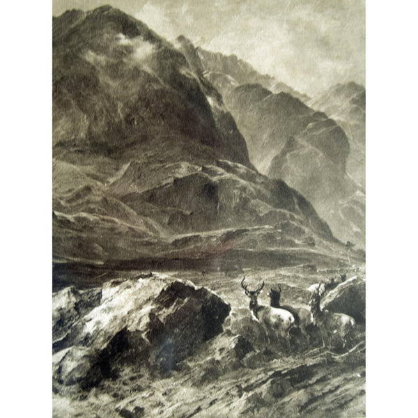 Photogravure 'Glencoe'