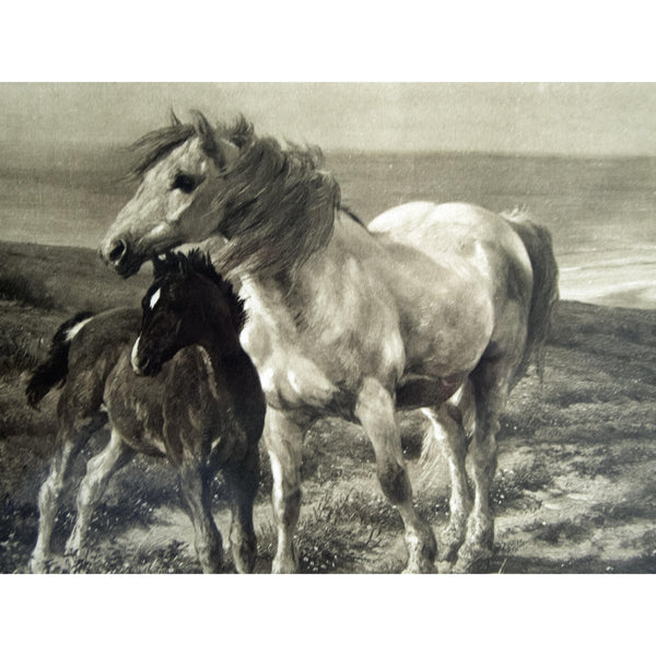 Photogravure 'Mother and Son'