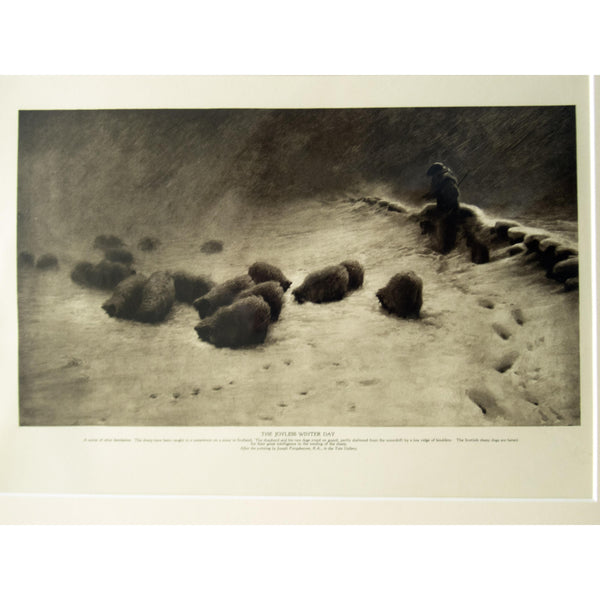 Photogravure 'The Joyless Winter Day'