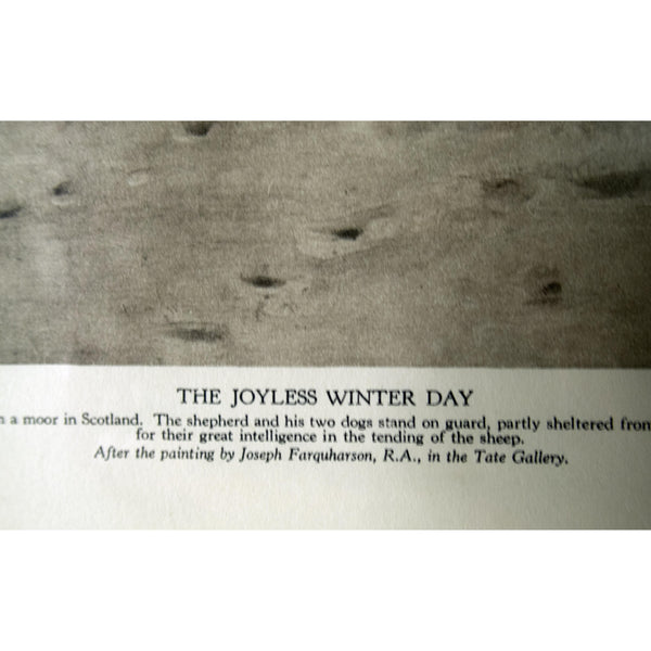 Photogravure 'The Joyless Winter Day'