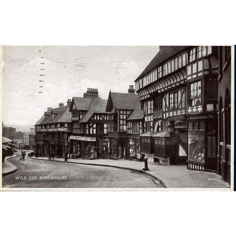 Valentine's 'Phototype' Postcard 'Wyle Cop, Shrewsbury'