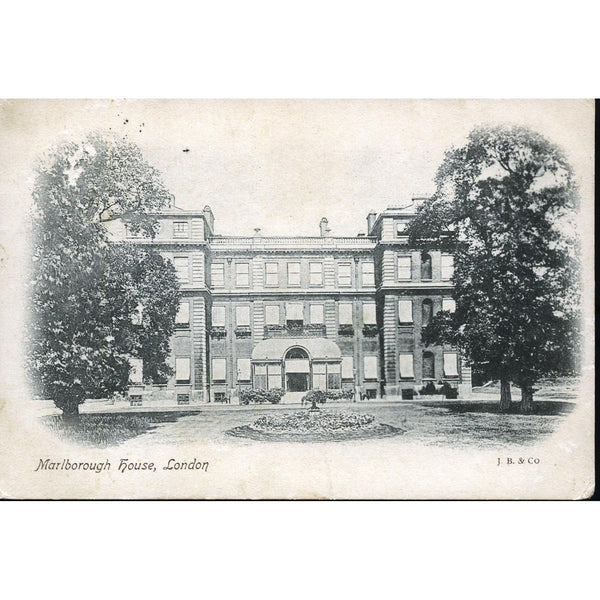 J. B. & Co. Postcard 'Marlborough House, London'