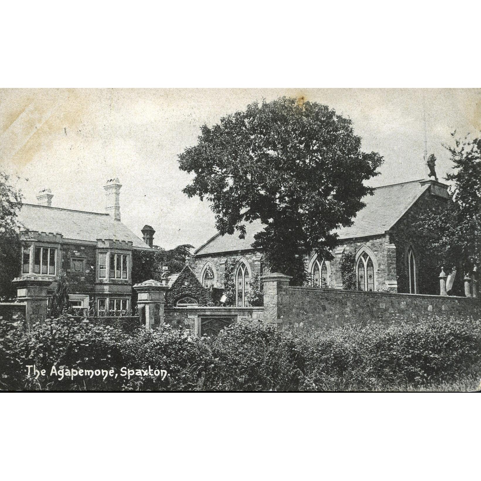 Postcard 'The Agapemone, Spaxton'