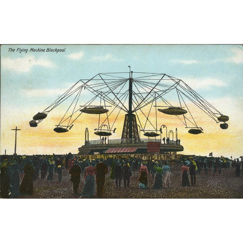 Advance Series Postcard 'The Flying Machine Blackpool'