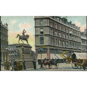 Emerald Series Postcard 'Holborn Circus, London'