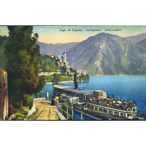 Postcard 'Lago di Lugano'