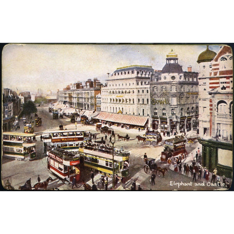 Hildesheimer 'Art Tablet' Postcard 'Elephant and Castle'