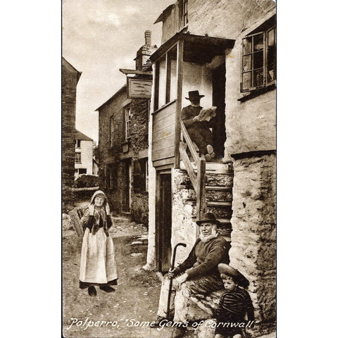 The Polperro Press Postcard 'Polperro, Some Gems of Cornwall'