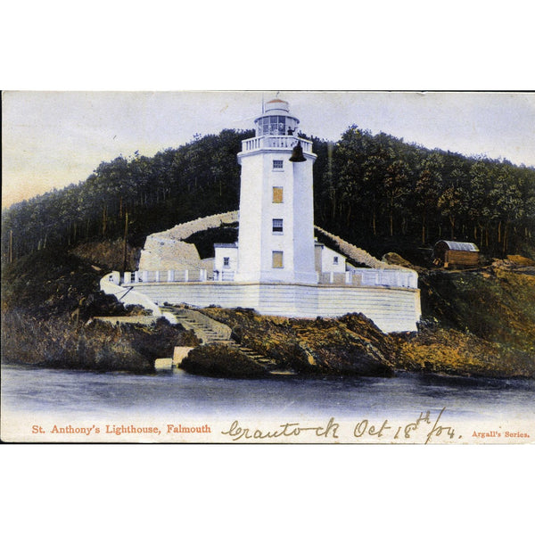 Argall's Series Postcard 'St. Anthony's Lighthouse, Falmouth'