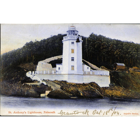 Argall's Series Postcard 'St. Anthony's Lighthouse, Falmouth'