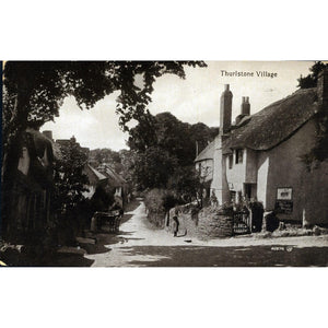 Valentine's Series Postcard 'Thurlstone Village'