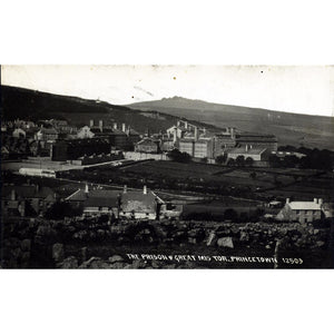 Chapman & Son Real Photograph Postcard 'The Prison & Great Mis Tor, Princetown'