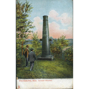 Tuck's Postcard 'Vicksburg, Miss. Surrender Monument'