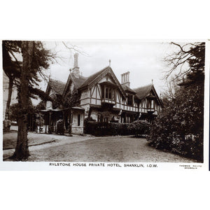 Real Photograph Postcard 'Rylstone House Private Hotel, Shanklin, I.O.W.'