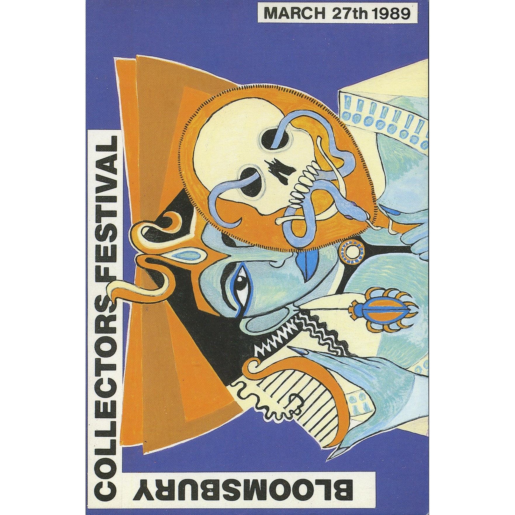 Collectors Postcard 'Bloomsbury Collectors Festival March 27th 1989'