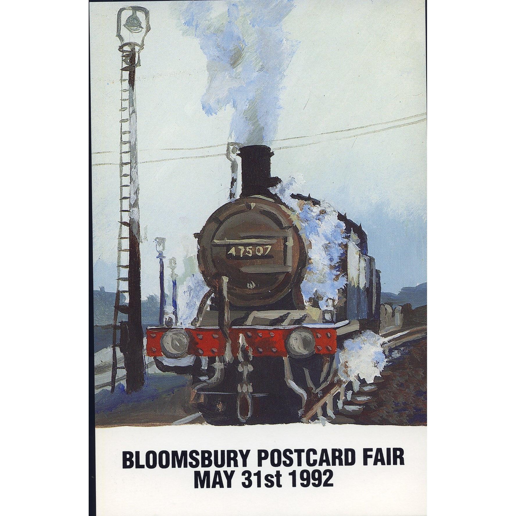 Collectors Postcard 'Bloomsbury Postcard Fair May 31st 1992'