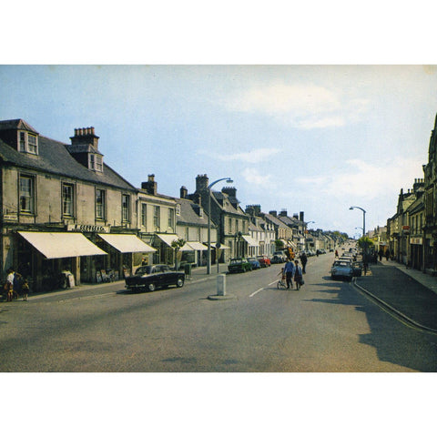 Dixon Photogravure Postcard 'Town Centre, Invergordon'