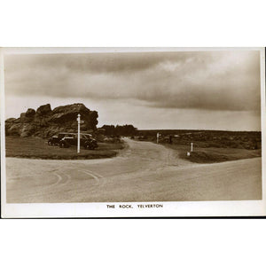 Real Photograph Postcard 'The Rock, Yelverton'