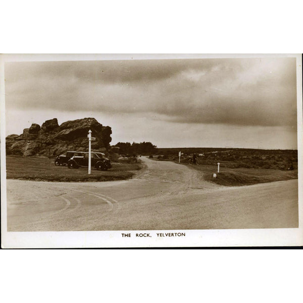 Real Photograph Postcard 'The Rock, Yelverton'