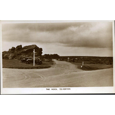 Real Photograph Postcard 'The Rock, Yelverton'