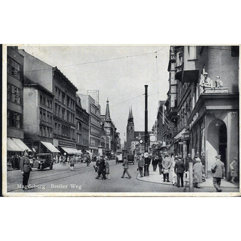 L.S. & Co. Postcard 'Magdeburg, Breiter Weg'